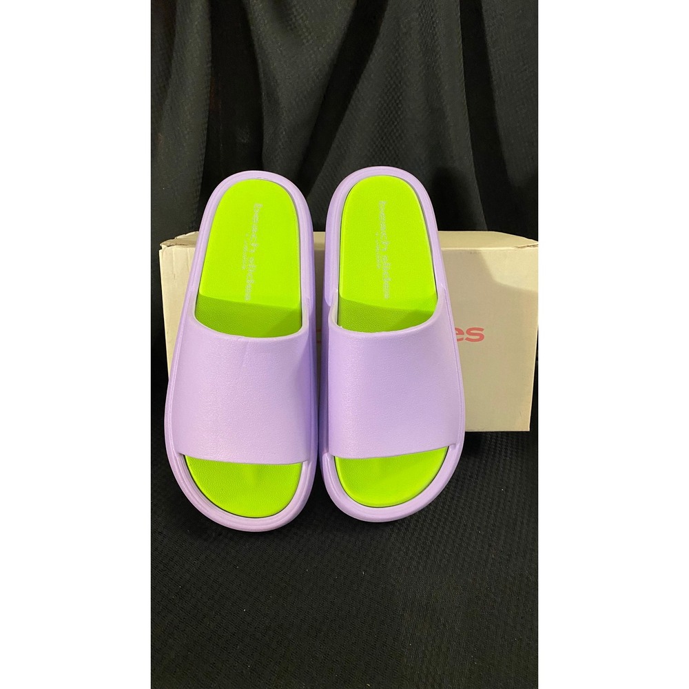 J Slides Beach Slides Lilac Mint Platform Sandals Mens Size 10 New In Box